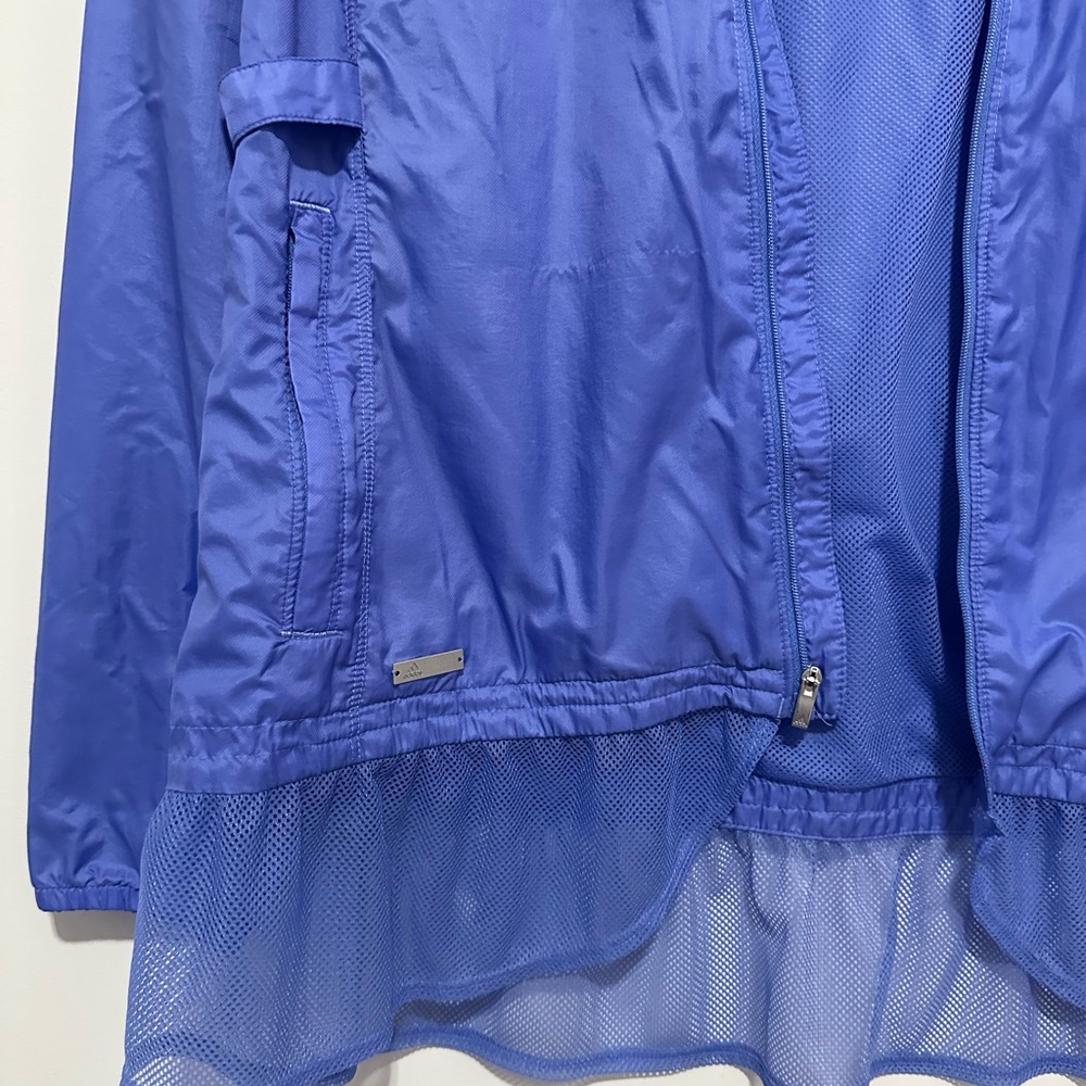 adidas Women's Royal Blue Utility Jacket - Picture 4 of 16